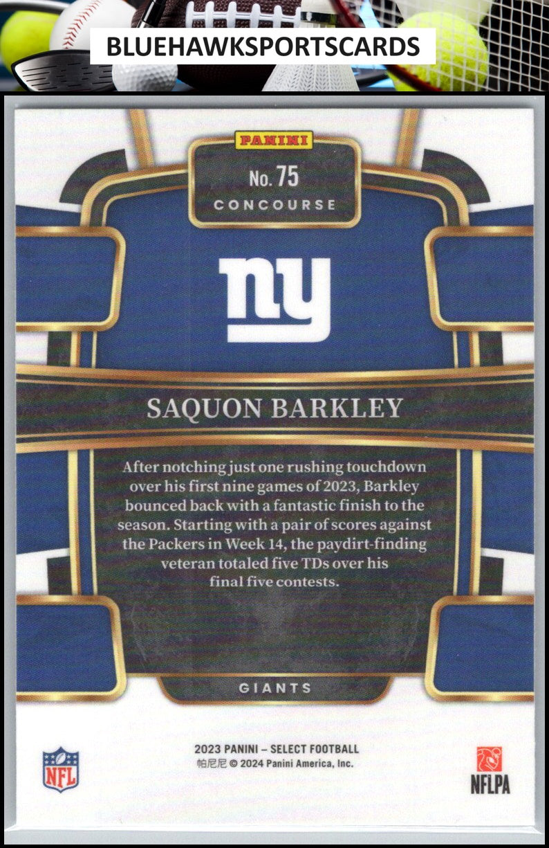 2023 Panini Select #75 Saquon Barkley