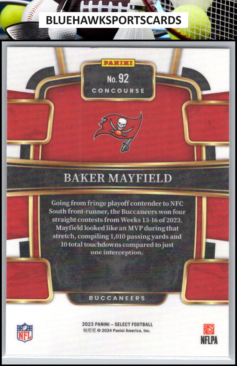 2023 Panini Select #92 Baker Mayfield