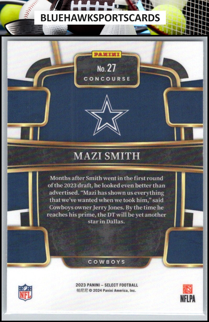 2023 Panini Select #27 Mazi Smith