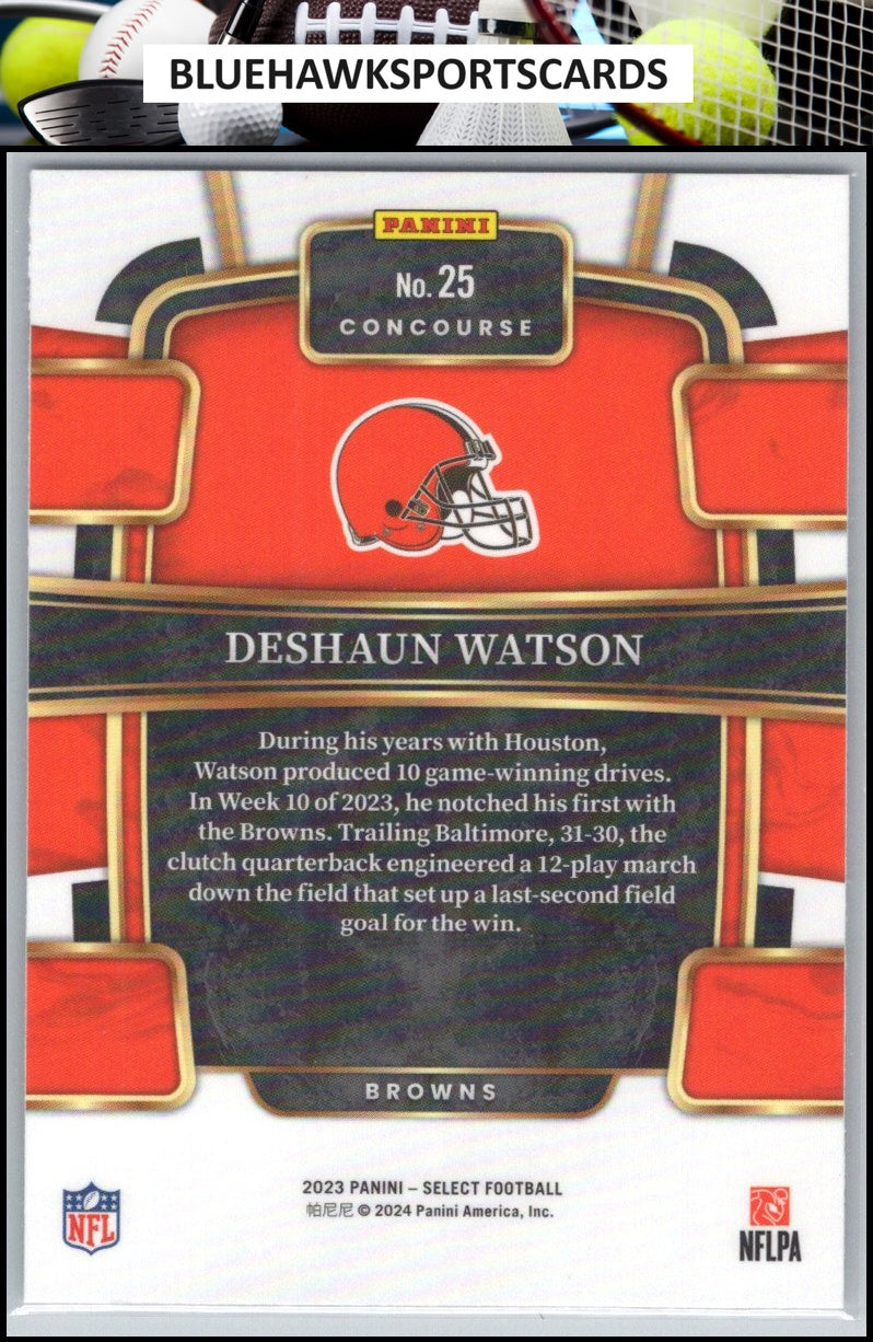 2023 Panini Select #25 Deshaun Watson
