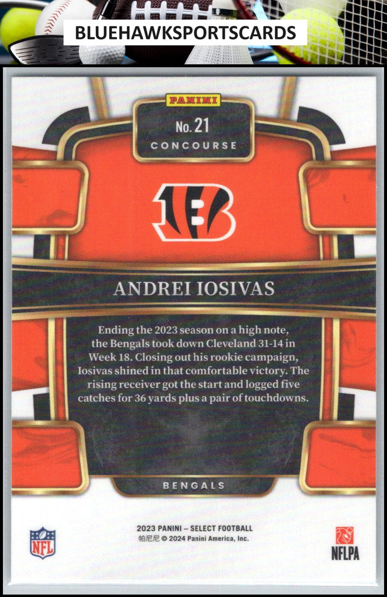 2023 Panini Select #21 Andrei Iosivas