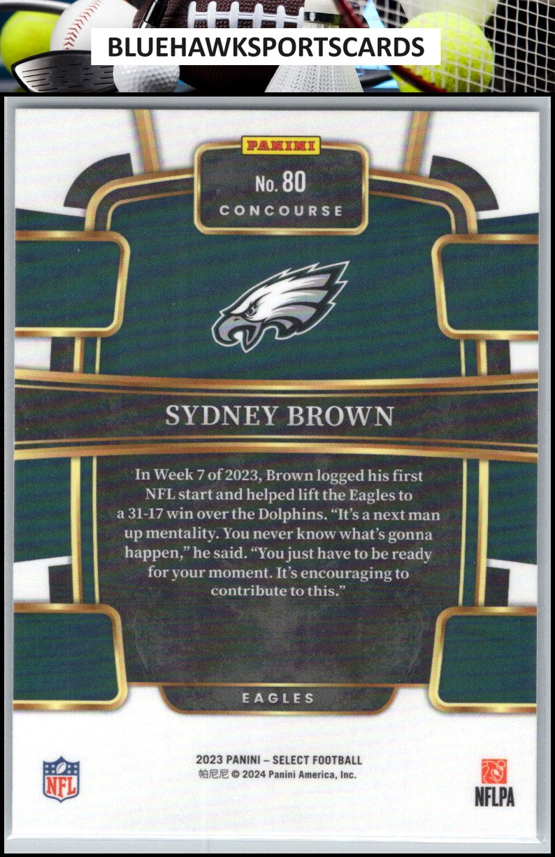 2023 Panini Select #80 Sydney Brown