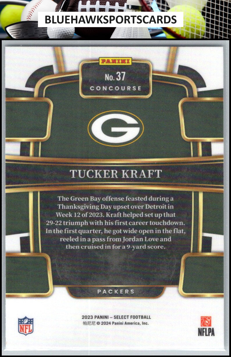 2023 Panini Select #37 Tucker Kraft