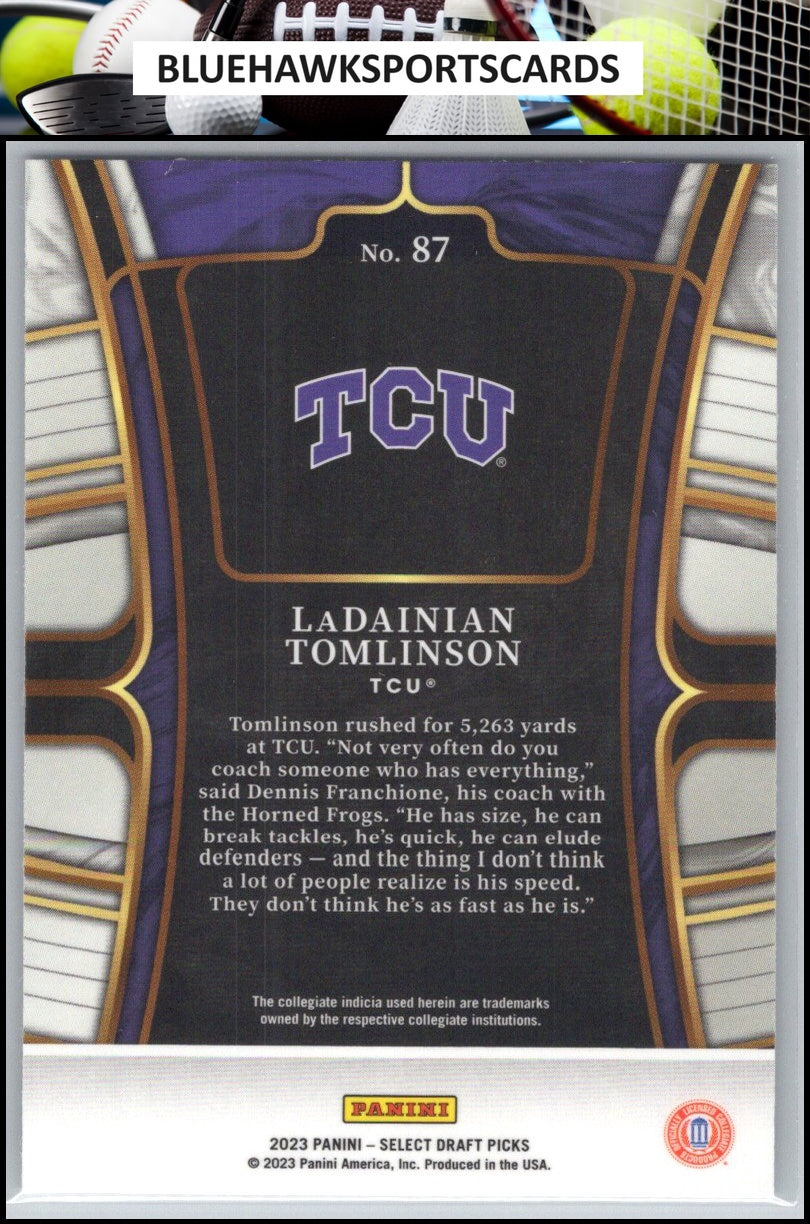 2023 Panini Select Draft Picks #87 LaDainian Tomlinson Blue Retail