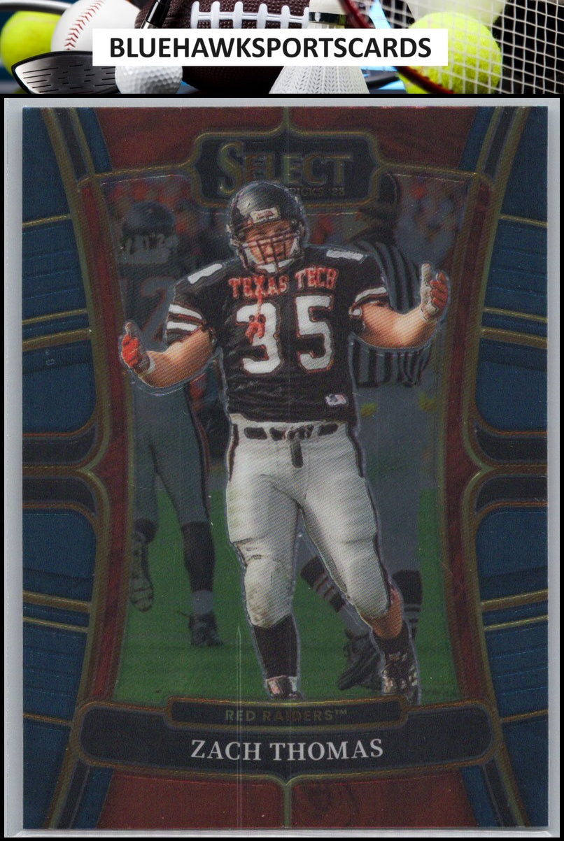 2023 Panini Select Draft Picks #68 Zach Thomas Blue Retail