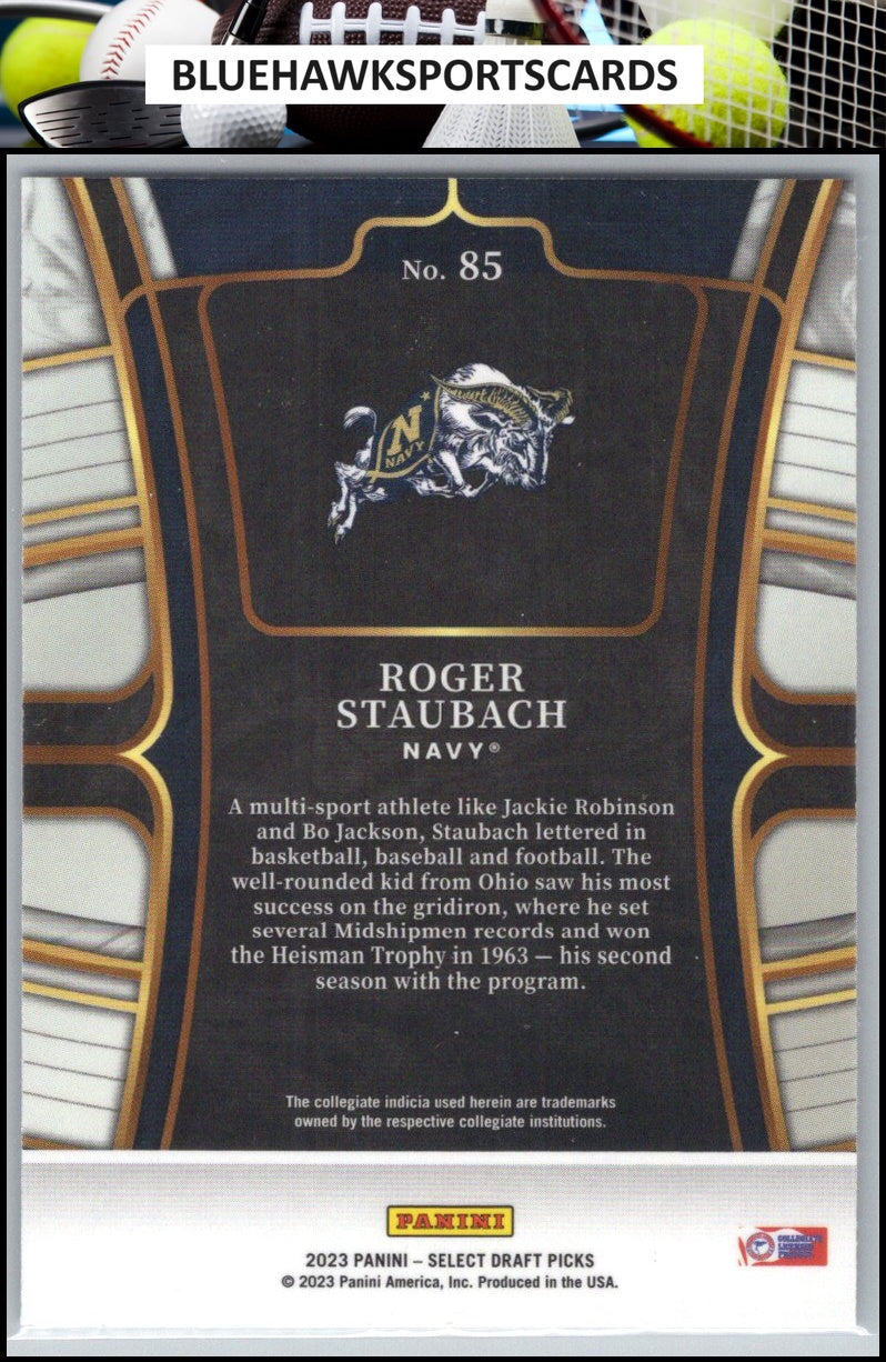 2023 Panini Select Draft Picks #85 Roger Staubach Blue Retail
