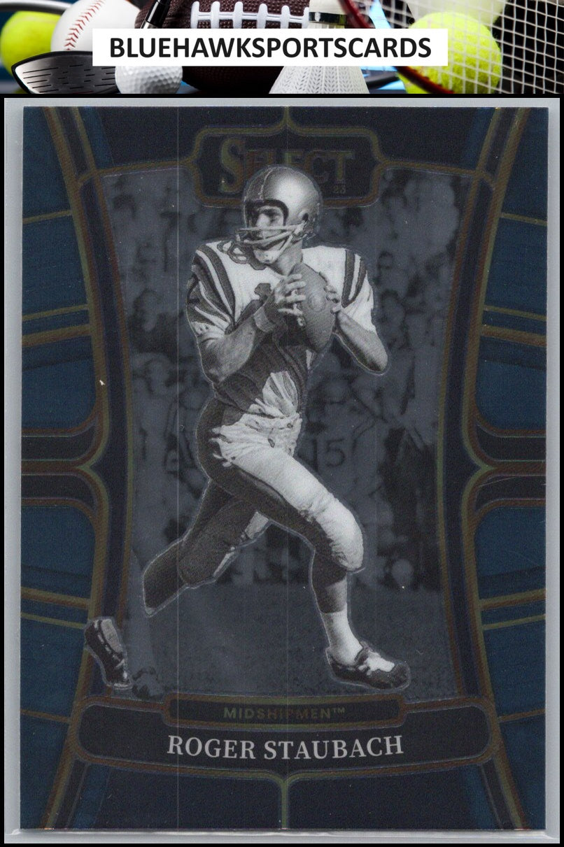 2023 Panini Select Draft Picks #85 Roger Staubach Blue Retail