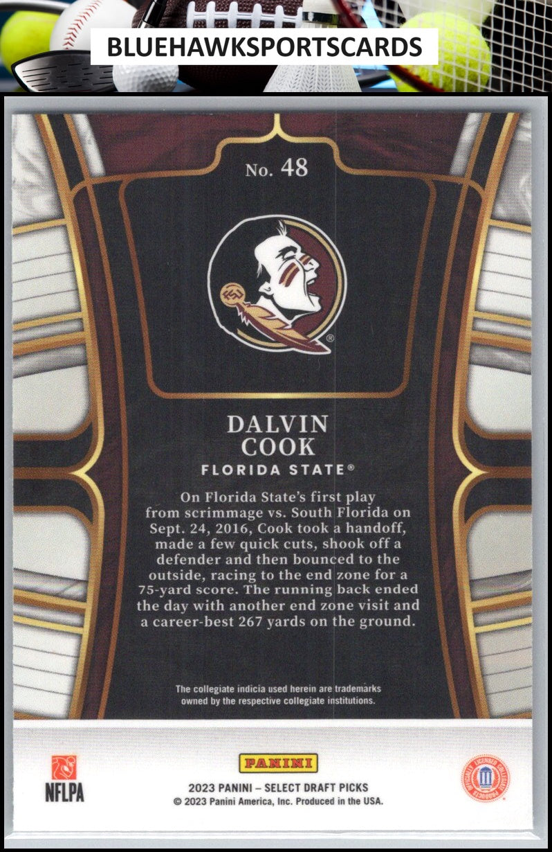 2023 Panini Select Draft Picks #48 Dalvin Cook Blue Retail