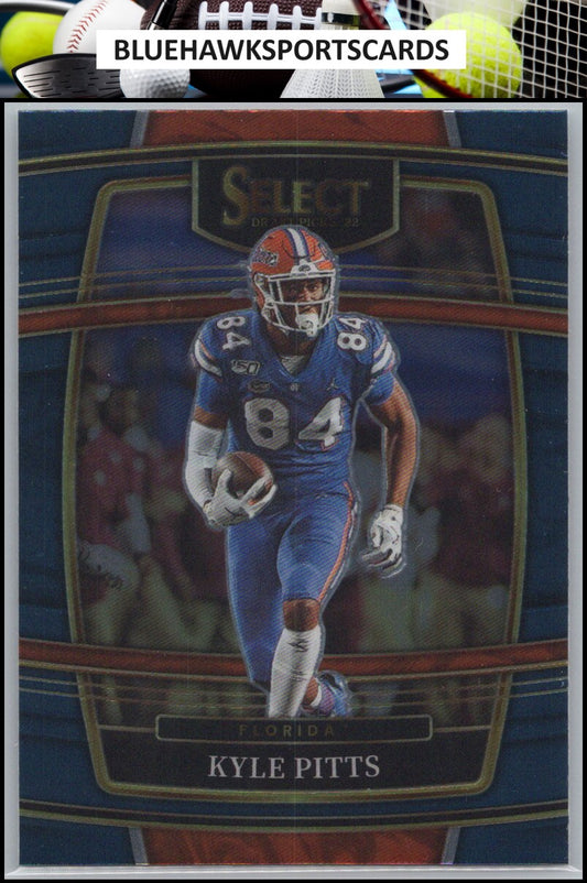 2022 Panini Select Draft Picks #81 Kyle Pitts Blue (Retail Base)