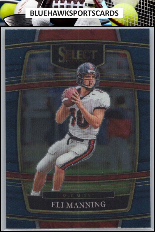 2022 Panini Select Draft Picks #91 Eli Manning Blue (Retail Base)