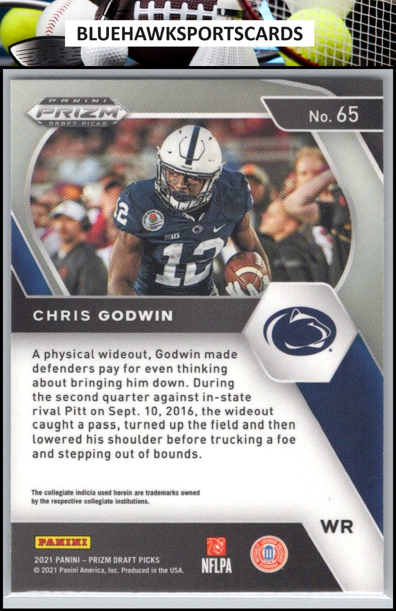 2021 Panini Prizm Draft Picks Collegiate #65 Chris Godwin