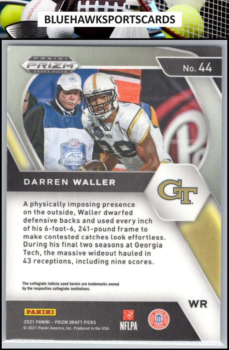 2021 Panini Prizm Draft Picks Collegiate #44 Darren Waller