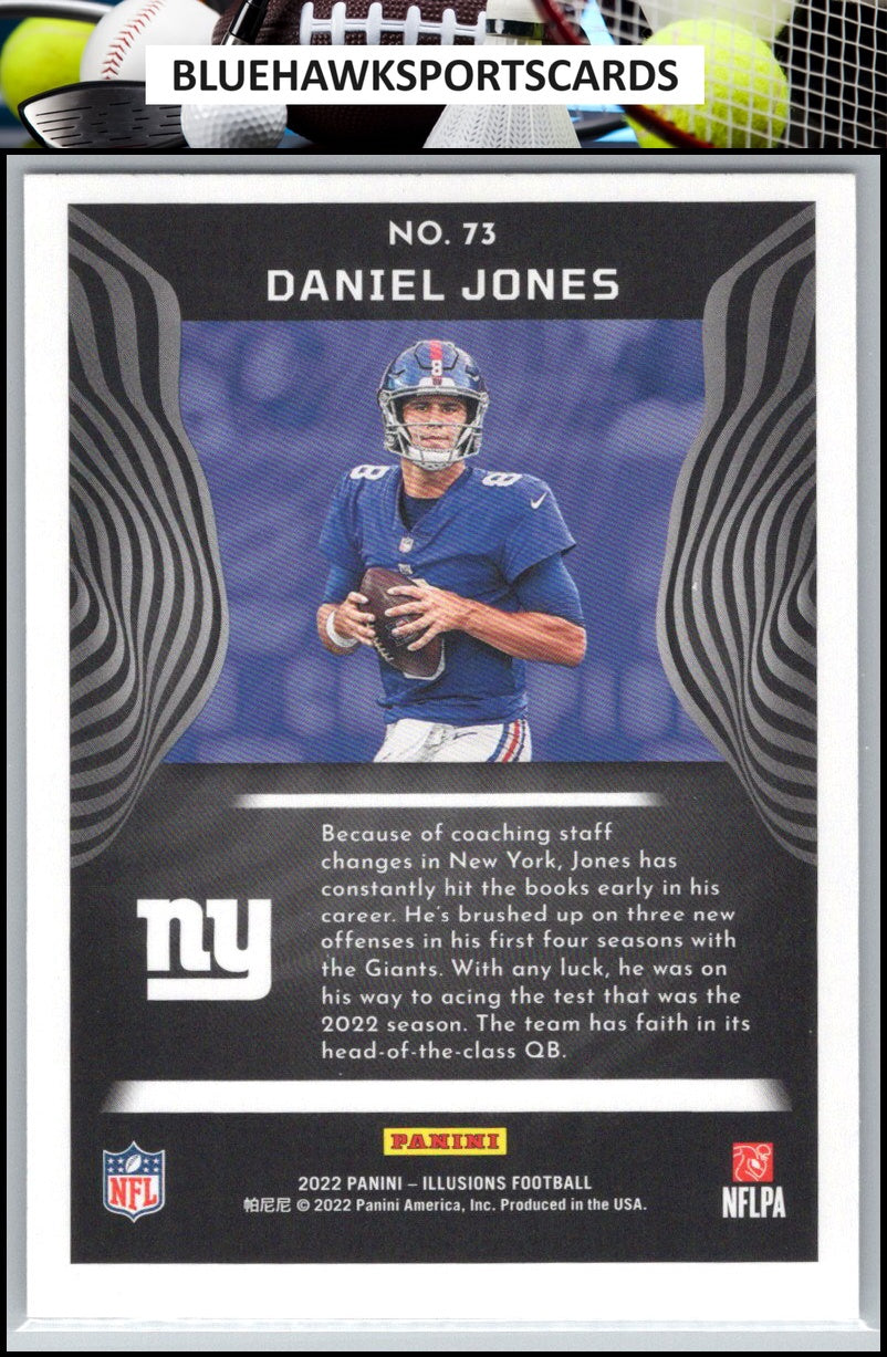 2022 Panini Illusions #73 Daniel Jones