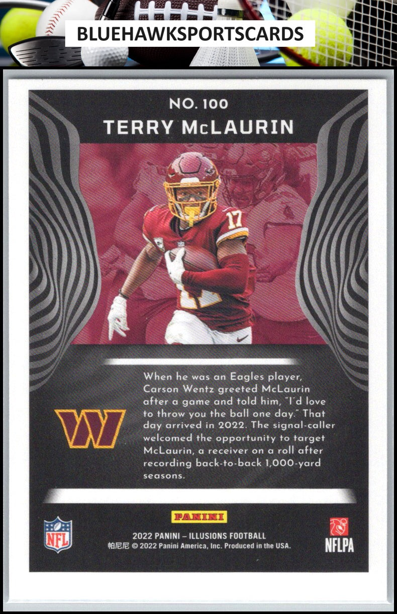2022 Panini Illusions #100 Terry McLaurin