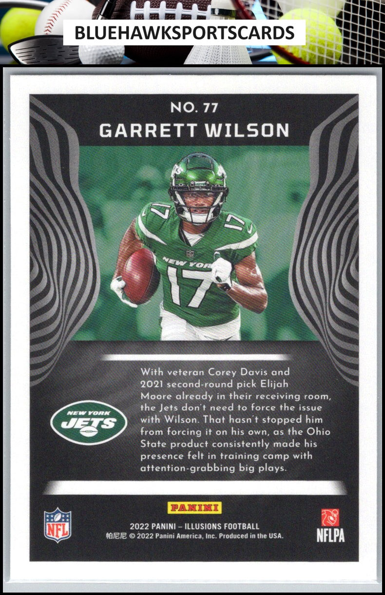 2022 Panini Illusions #77 Garrett Wilson
