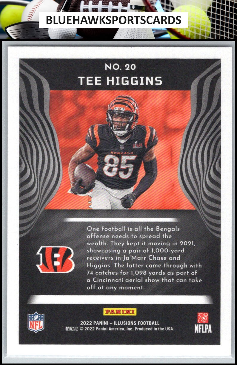 2022 Panini Illusions #20 Tee Higgins