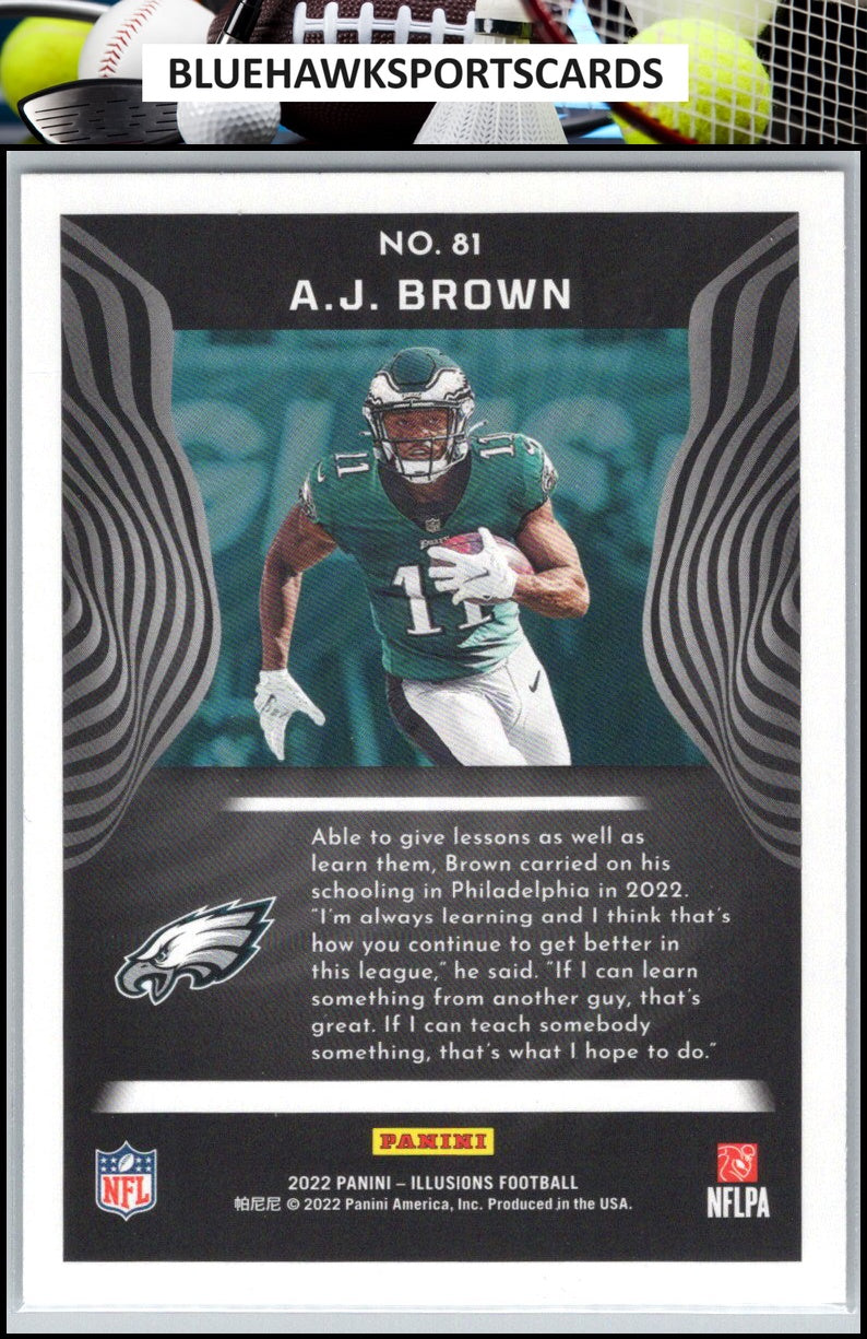 2022 Panini Illusions #81 A.J. Brown