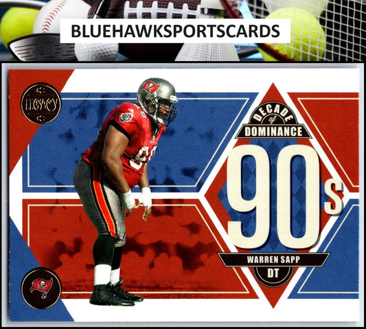 2022 Panini Legacy #DD-9 Warren Sapp Decade of Dominance
