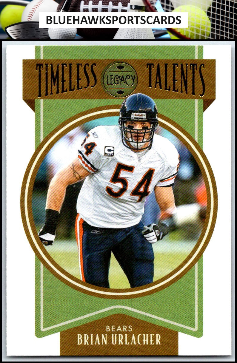 2022 Panini Legacy #TT-13 Brian Urlacher Timeless Talents