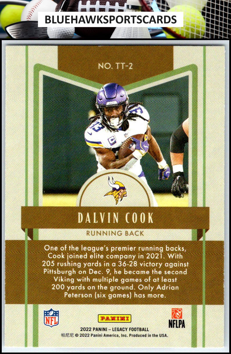 2022 Panini Legacy #TT-2 Dalvin Cook Timeless Talents