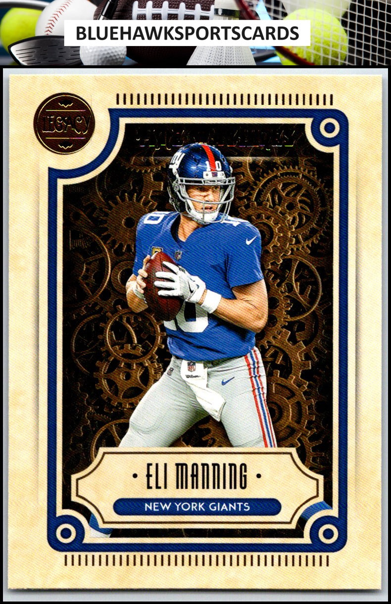 2022 Panini Legacy #TM-19 Eli Manning Time Machines