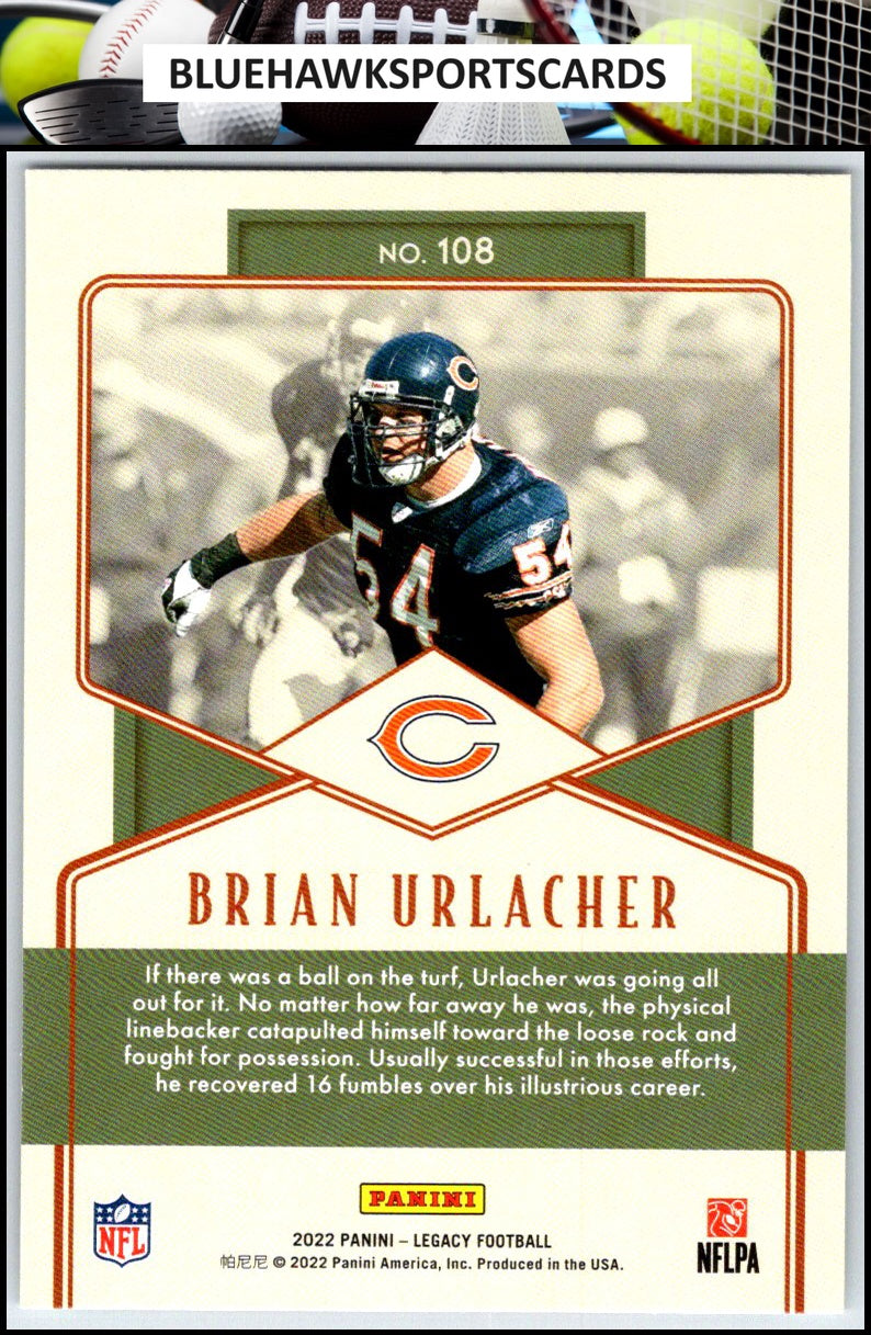 2022 Panini Legacy #108 Brian Urlacher