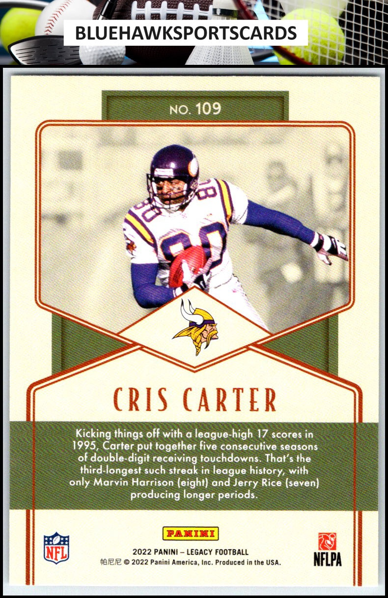 2022 Panini Legacy #109 Cris Carter