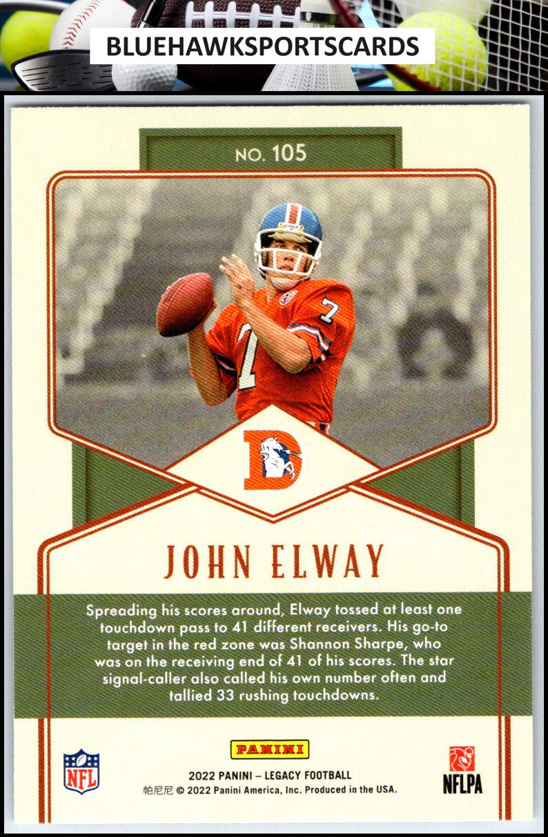 2022 Panini Legacy #105 John Elway