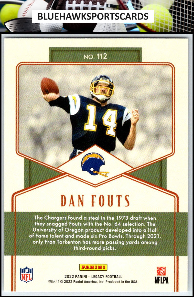 2022 Panini Legacy #112 Dan Fouts