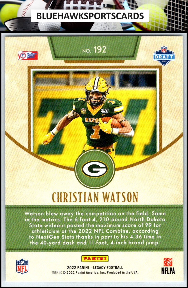 2022 Panini Legacy #192 Christian Watson