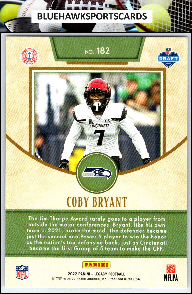 2022 Panini Legacy #182 Coby Bryant
