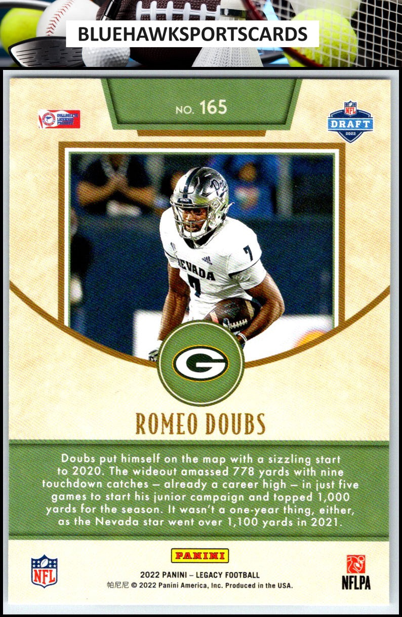 2022 Panini Legacy #165 Romeo Doubs