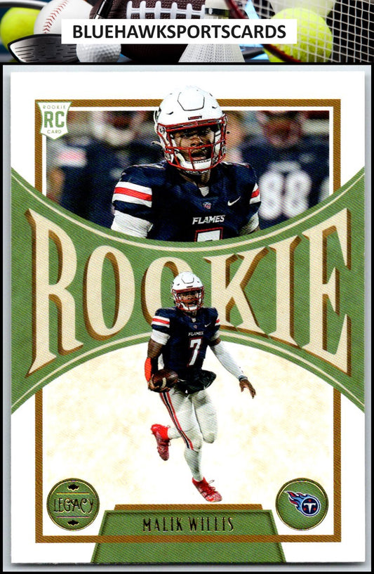2022 Panini Legacy #143 Malik Willis