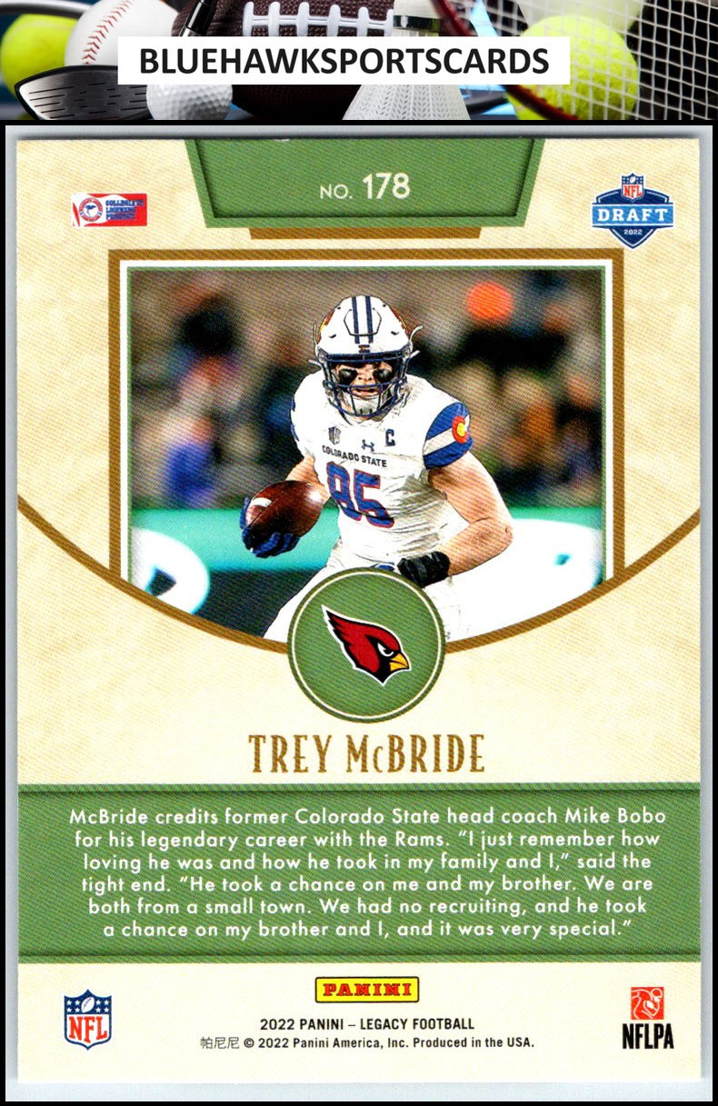 2022 Panini Legacy #178 Trey McBride