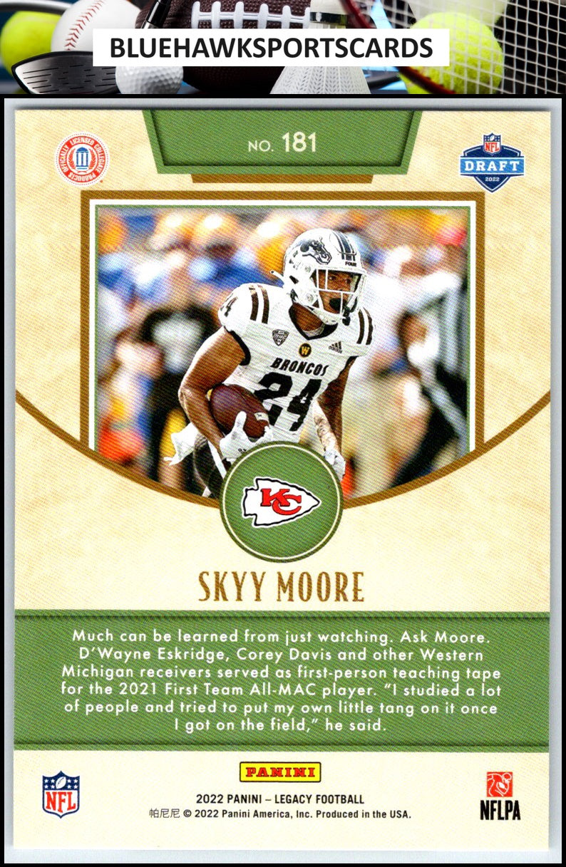 2022 Panini Legacy #181 Skyy Moore