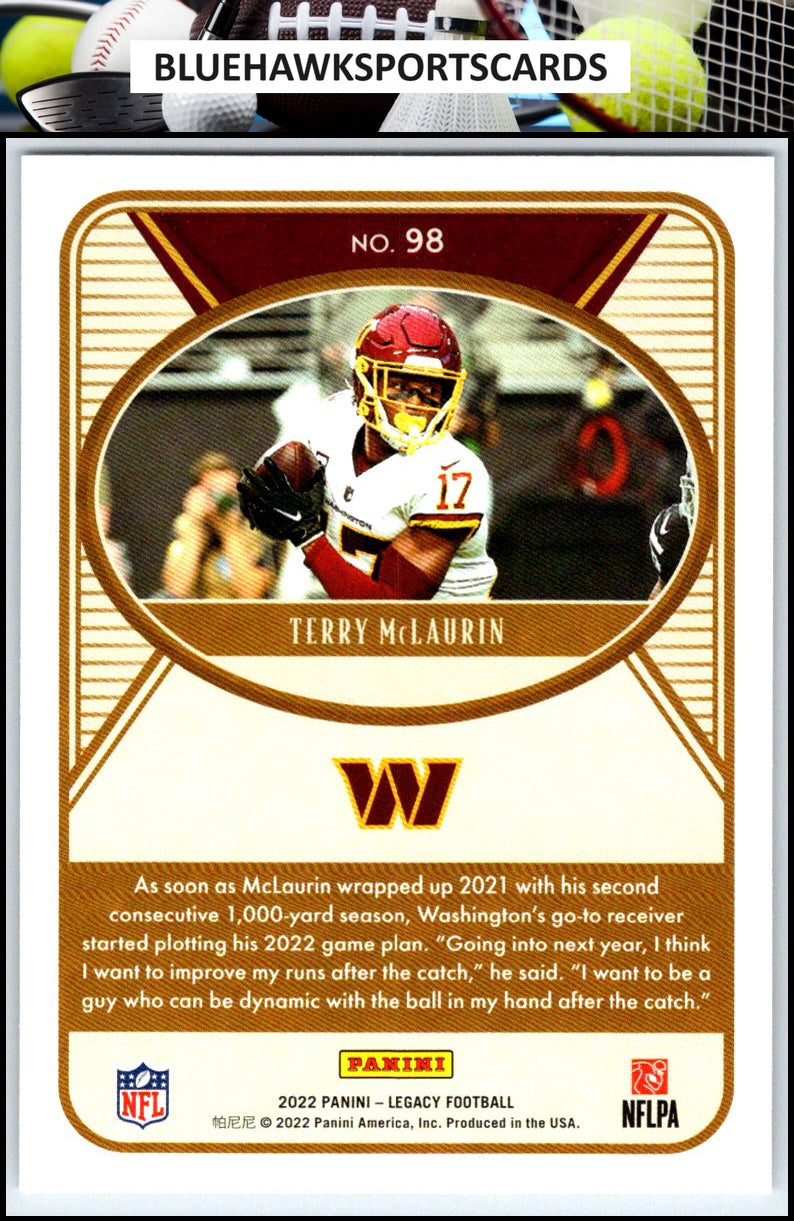 2022 Panini Legacy #98 Terry McLaurin