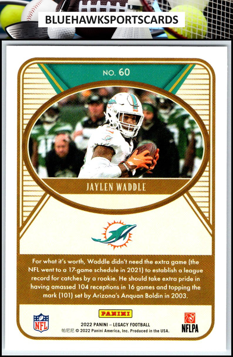 2022 Panini Legacy #60 Jaylen Waddle