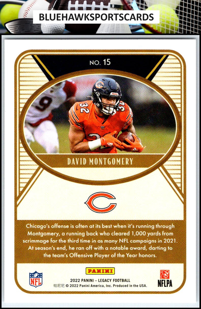 2022 Panini Legacy #15 David Montgomery