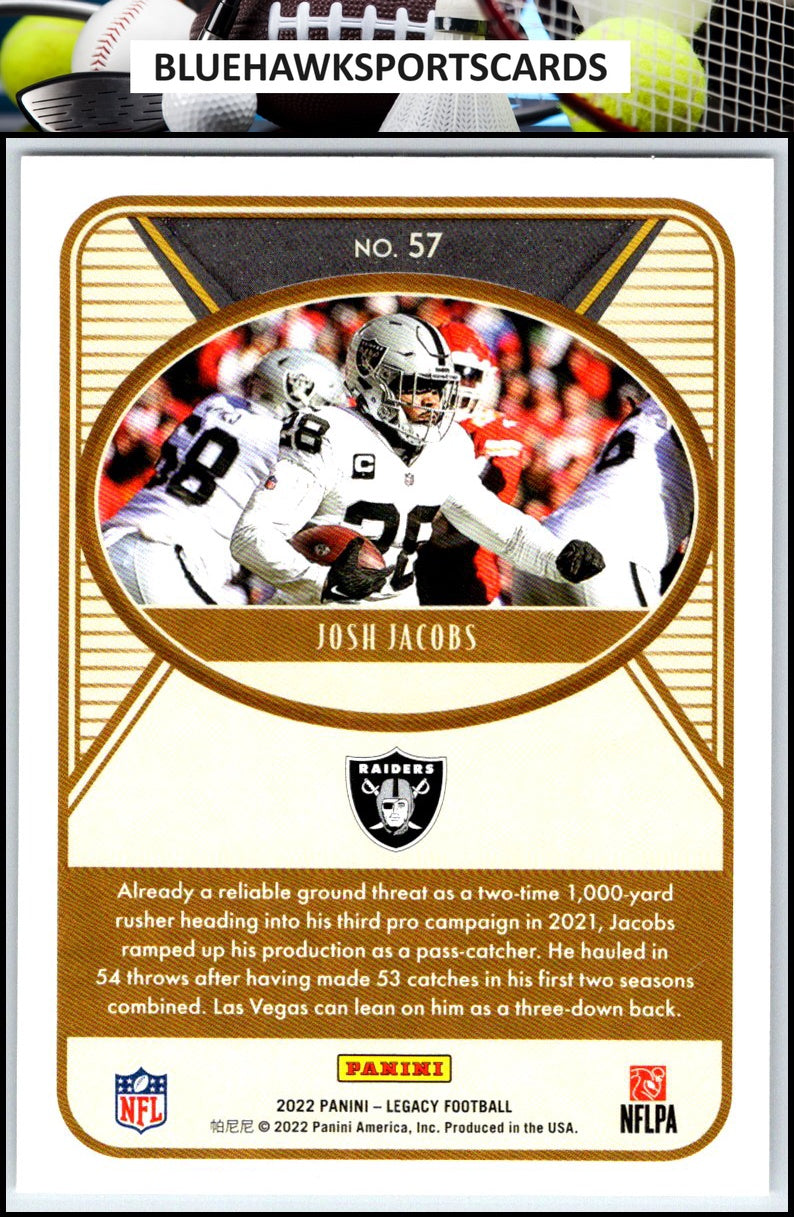 2022 Panini Legacy #57 Josh Jacobs