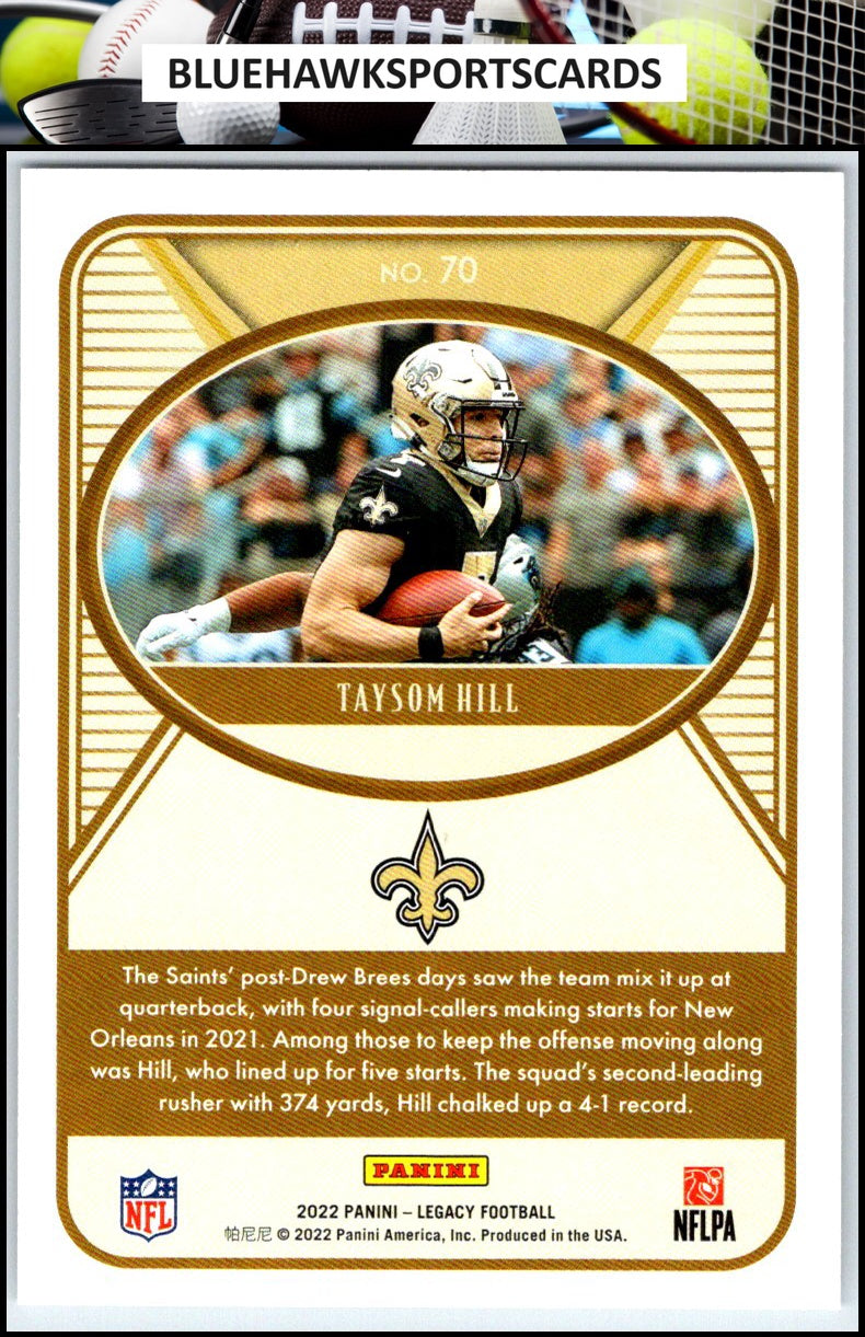 2022 Panini Legacy #70 Taysom Hill