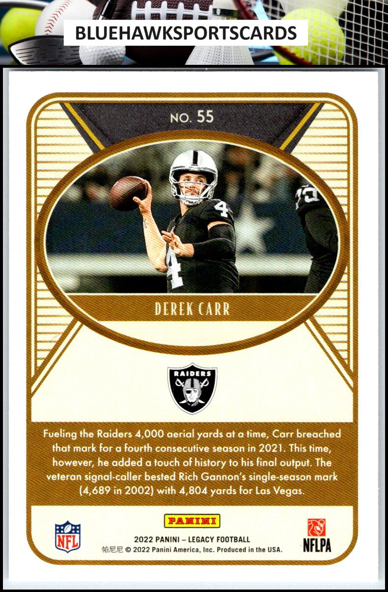 2022 Panini Legacy #55 Derek Carr