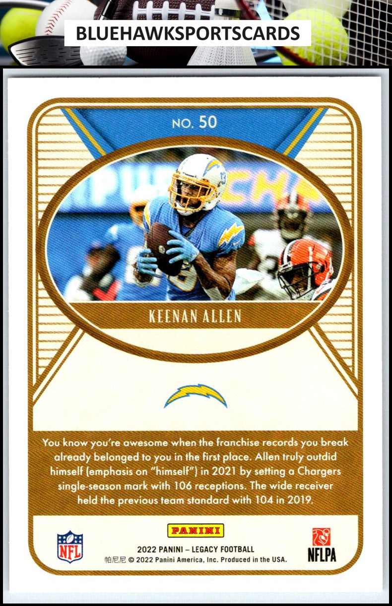 2022 Panini Legacy #50 Keenan Allen