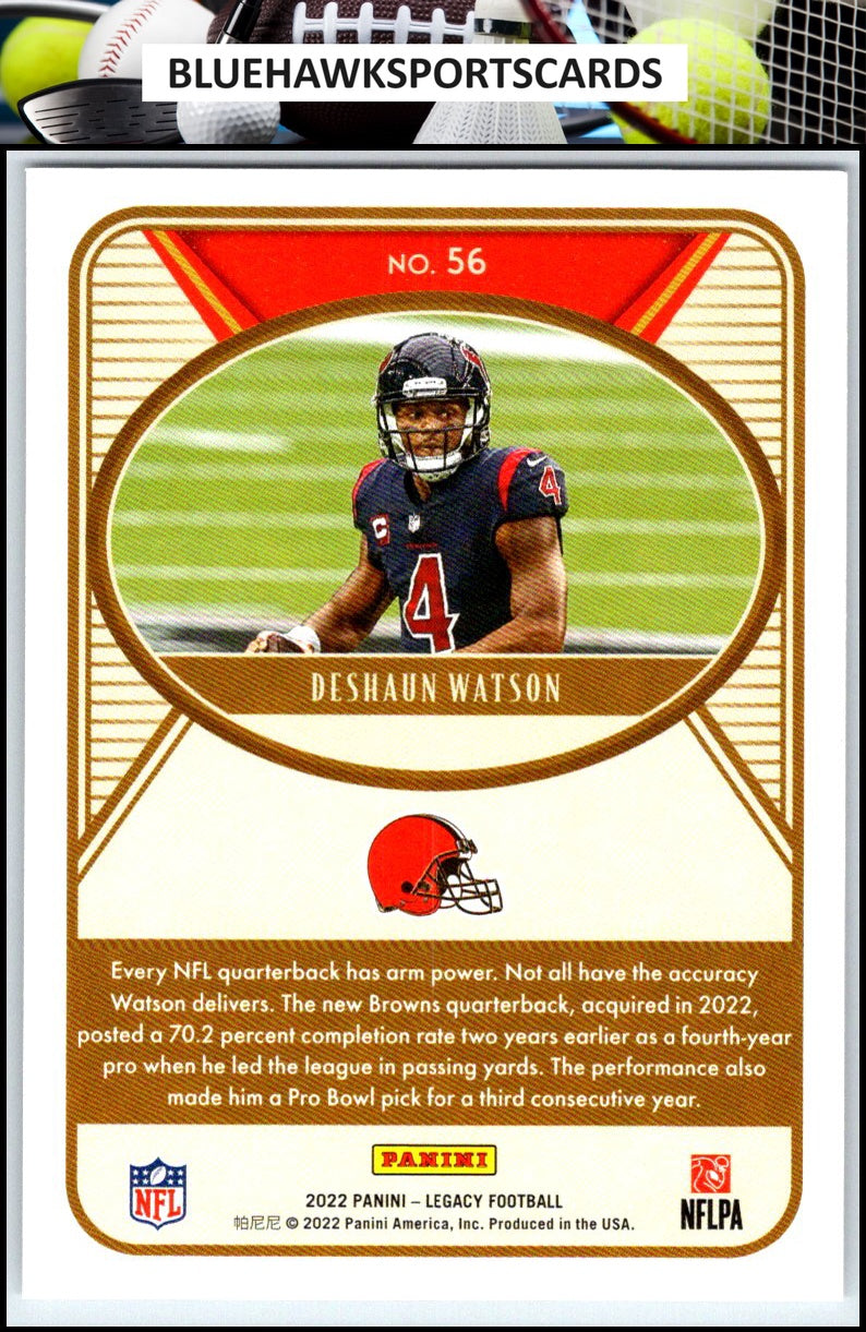 2022 Panini Legacy #56 Deshaun Watson