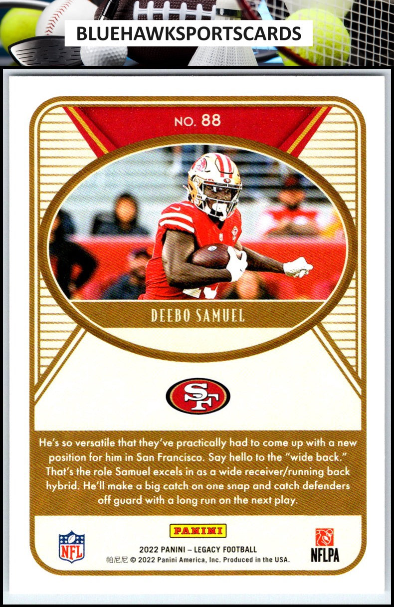2022 Panini Legacy #88 Deebo Samuel
