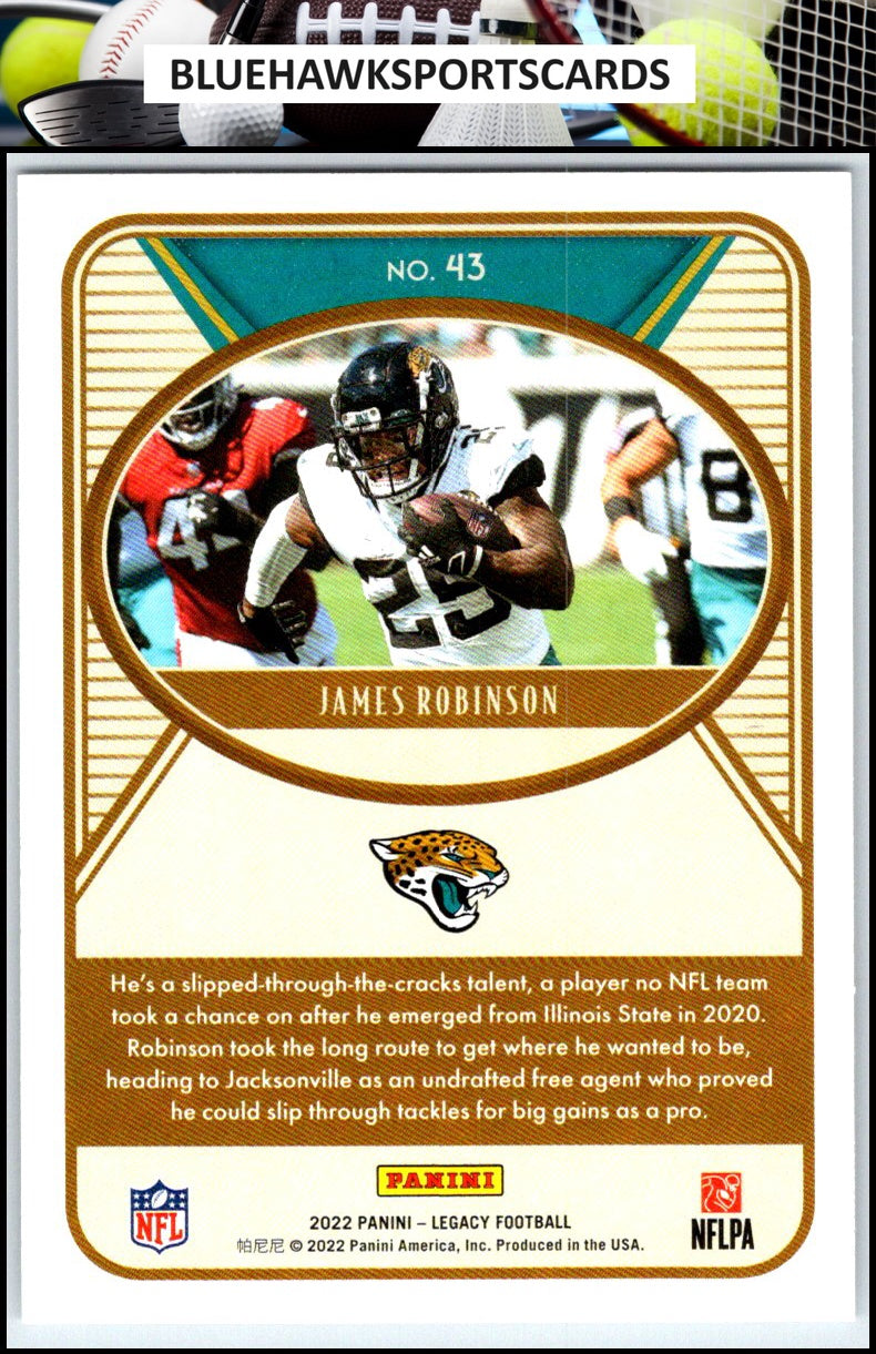 2022 Panini Legacy #43 James Robinson