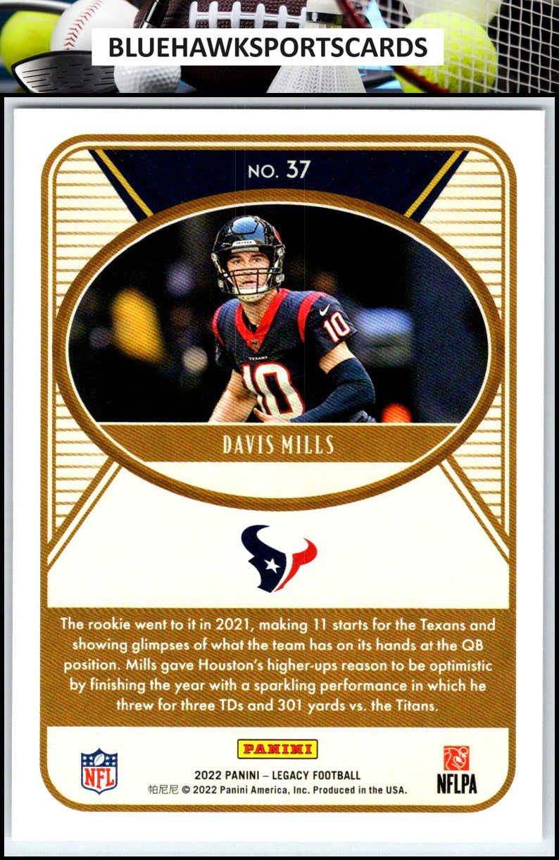 2022 Panini Legacy #37 Davis Mills