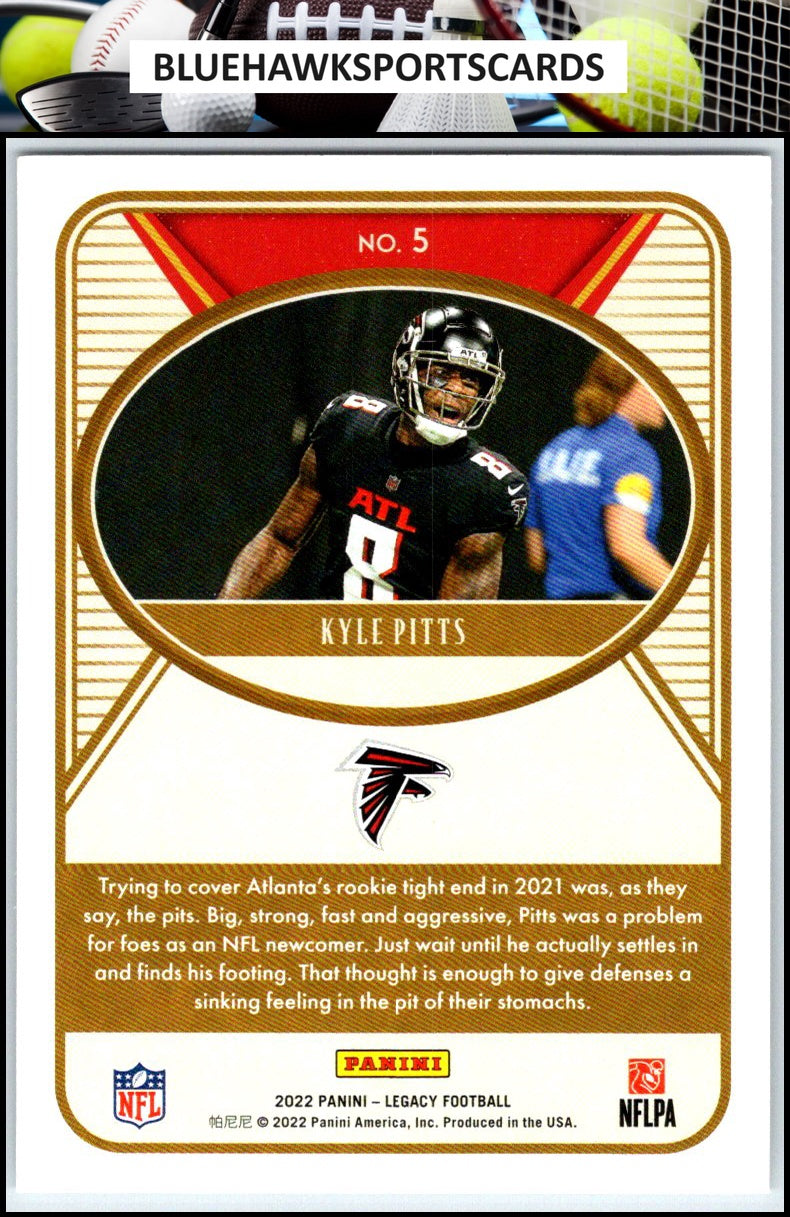 2022 Panini Legacy #5 Kyle Pitts