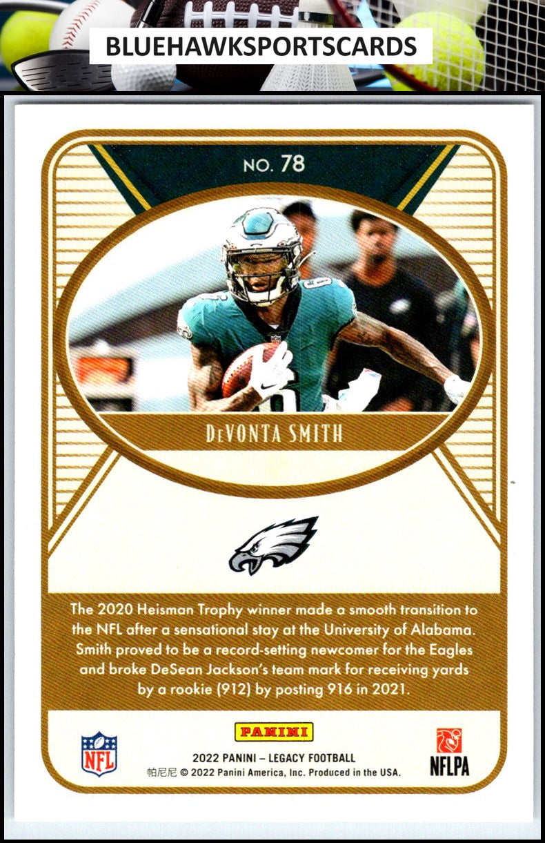 2022 Panini Legacy #78 DeVonta Smith