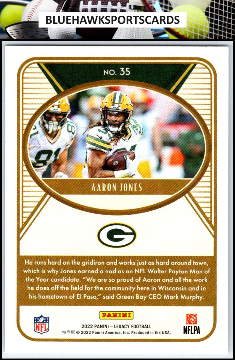 2022 Panini Legacy #35 Aaron Jones