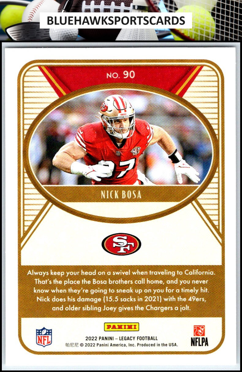 2022 Panini Legacy #90 Nick Bosa